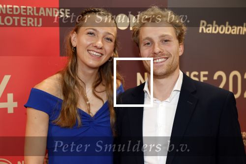 Arnhem 18 december 2024
Sportman van het jaar op Papendal. Sportgala.Femke Bol met partner