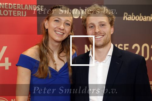 Arnhem 18 december 2024
Sportman van het jaar op Papendal. Sportgala.Femke Bol met partner