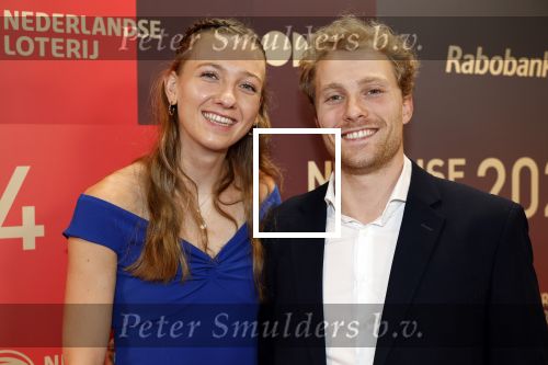 Arnhem 18 december 2024
Sportman van het jaar op Papendal. Sportgala.Femke Bol met partner