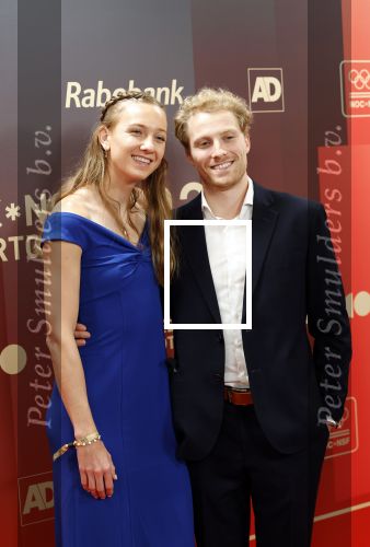 Arnhem 18 december 2024
Sportman van het jaar op Papendal. Sportgala. Femke Bol met partner
