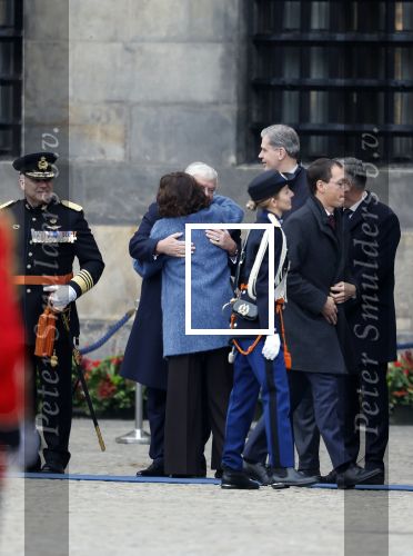 Amsterdam 10 december 2024
Staatsbezoek Portugal Koningin Maxima, president van Portugal Marcelo Rebelo de Sousaen  Koning Willem-Alexander bij paleis op de dam.  Femke Halsema Jan v Zanen Arthur v Dijk  Piet Hein Donner en Thom de Graaf