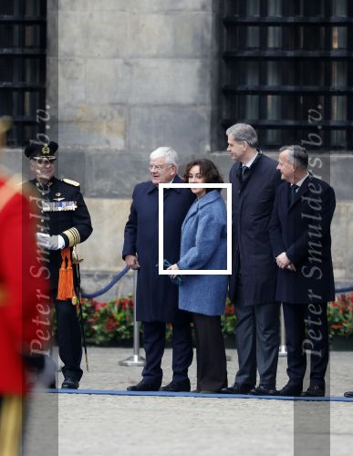 Amsterdam 10 december 2024
Staatsbezoek Portugal Koningin Maxima, president van Portugal Marcelo Rebelo de Sousaen  Koning Willem-Alexander bij paleis op de dam.  Femke Halsema Jan v Zanen Arthur v Dijk  Piet Hein Donner en Thom de Graaf