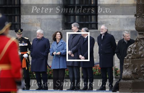 Amsterdam 10 december 2024
Staatsbezoek Portugal Koningin Maxima, president van Portugal Marcelo Rebelo de Sousaen  Koning Willem-Alexander bij paleis op de dam.  Femke Halsema Jan v Zanen Arthur v Dijk  Piet Hein Donner en Thom de Graaf