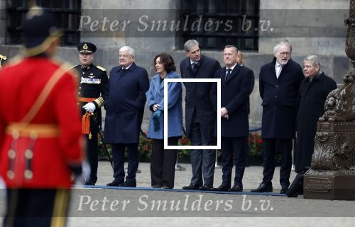 Amsterdam 10 december 2024
Staatsbezoek Portugal Koningin Maxima, president van Portugal Marcelo Rebelo de Sousaen  Koning Willem-Alexander bij paleis op de dam.  Femke Halsema Jan v Zanen Arthur v Dijk  Piet Hein Donner en Thom de Graaf