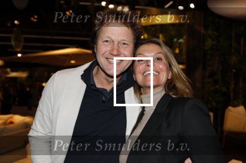 Amsterdam 13 november 2024
 Masters Expo in de RAI. Frits Kuiper met zijn nieuwe vriendin