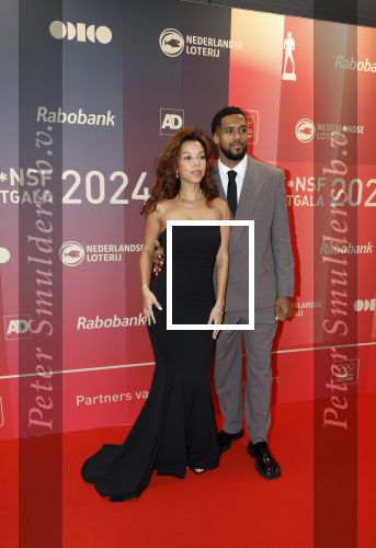 Arnhem 18 december 2024
Sportman van het jaar op Papendal. Sportgala. Isaya Klein Ikkink met partner