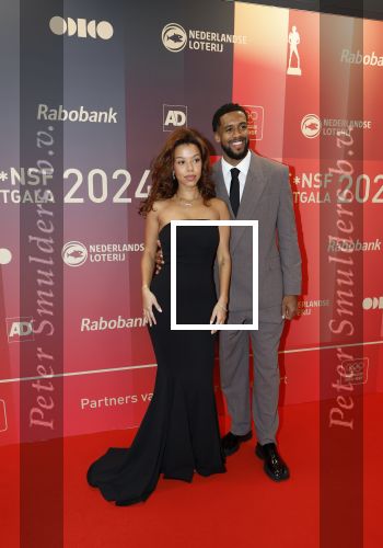 Arnhem 18 december 2024
Sportman van het jaar op Papendal. Sportgala. Isaya Klein Ikkink met partner