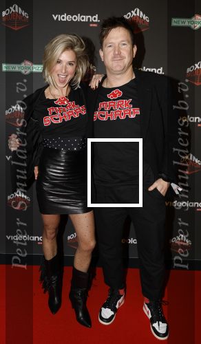 Hilversum 22 december 2024
Boxing infuencers event in studio 21 . Johnny de Mol met zijn vrouw Anouk