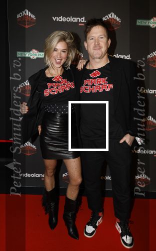 Hilversum 22 december 2024
Boxing infuencers event in studio 21 . Johnny de Mol met zijn vrouw Anouk