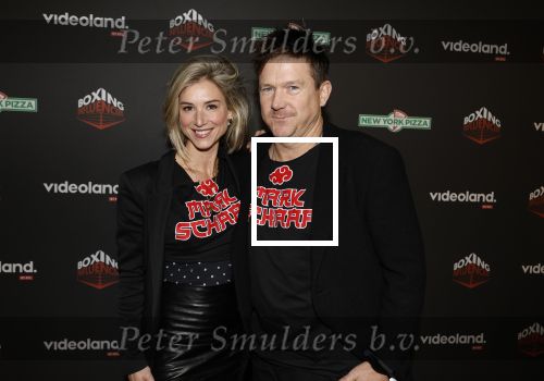 Hilversum 22 december 2024
Boxing infuencers event in studio 21 . Johnny de Mol met zijn vrouw Anouk