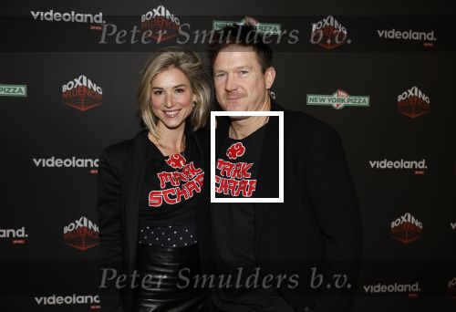 Hilversum 22 december 2024
Boxing infuencers event in studio 21 . Johnny de Mol met zijn vrouw Anouk