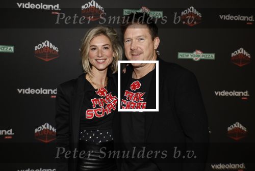 Hilversum 22 december 2024
Boxing infuencers event in studio 21 . Johnny de Mol met zijn vrouw Anouk