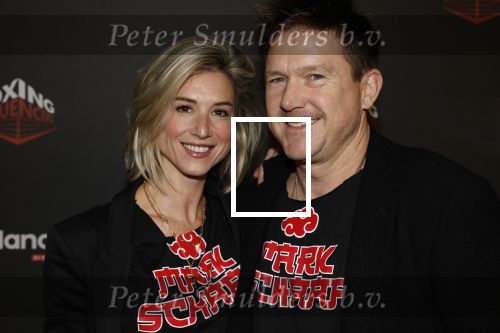 Hilversum 22 december 2024
Boxing infuencers event in studio 21 . Johnny de Mol met zijn vrouw Anouk