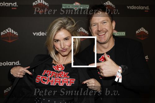 Hilversum 22 december 2024
Boxing infuencers event in studio 21 . Johnny de Mol met zijn vrouw Anouk