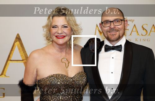 Amsterdam 17 december 2024
Premiere Mufasa (disney) in hotel l\'Europe. Justine Marcella met partner