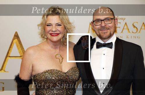 Amsterdam 17 december 2024
Premiere Mufasa (disney) in hotel l\'Europe. Justine Marcella met partner