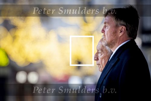 Amsterdam 10 december 2024
Staatsbezoek Portugal Koningin Maxima, president van Portugal Marcelo Rebelo de Sousaen  Koning Willem-Alexander bij paleis op de dam.