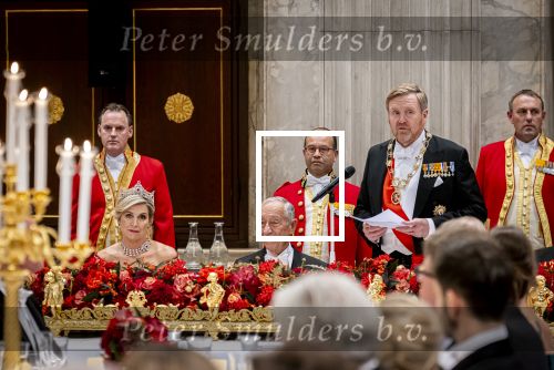 Amsterdam 10 december 2024
Staatsbezoek Portugal Koningin Maxima, president van Portugal Marcelo Rebelo de Sousaen  Koning Willem-Alexander bij paleis op de dam. Ook prinses Amalia is aanwezig bij het staatsbanket.