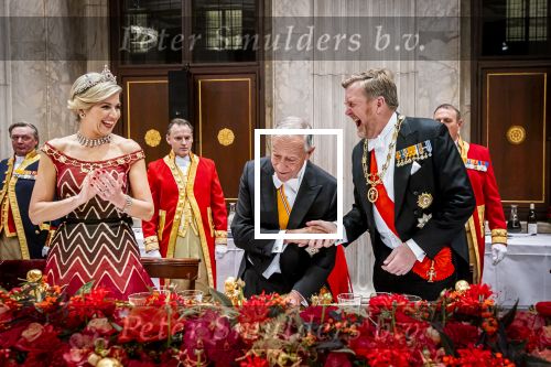 Amsterdam 10 december 2024
Staatsbezoek Portugal Koningin Maxima, president van Portugal Marcelo Rebelo de Sousaen  Koning Willem-Alexander bij paleis op de dam. Ook prinses Amalia is aanwezig bij het staatsbanket.
