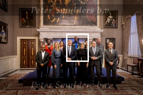 Amsterdam 3 december 2024
Uitreiking Prins Calus prijzen in het paleis op de dam . Aanwezig names koninklijke familie , Koning Willem Alexander Prins Constantijn Prinses Laurentien  en Prinses Mabel .