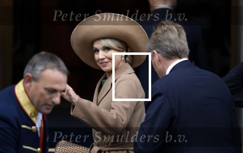 Amsterdam 10 december 2024
Staatsbezoek Portugal Koningin Maxima, president van Portugal Marcelo Rebelo de Sousaen  Koning Willem-Alexander bij paleis op de dam.