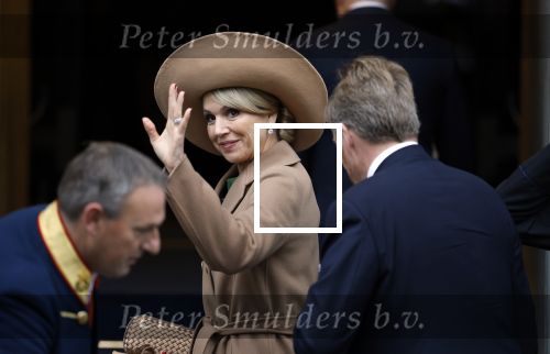 Amsterdam 10 december 2024
Staatsbezoek Portugal Koningin Maxima, president van Portugal Marcelo Rebelo de Sousaen  Koning Willem-Alexander bij paleis op de dam.