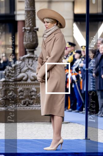 Amsterdam 10 december 2024
Staatsbezoek Portugal Koningin Maxima, president van Portugal Marcelo Rebelo de Sousaen  Koning Willem-Alexander bij paleis op de dam.