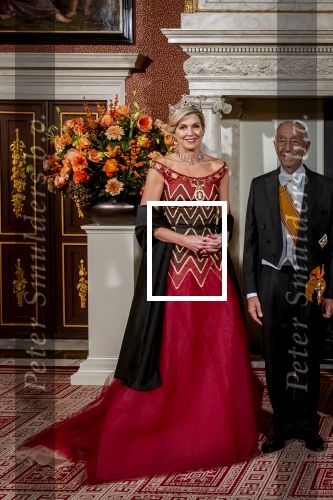 Amsterdam 10 december 2024
Staatsbezoek Portugal Koningin Maxima, president van Portugal Marcelo Rebelo de Sousaen  Koning Willem-Alexander bij paleis op de dam. Ook prinses Amalia is aanwezig bij het staatsbanket.