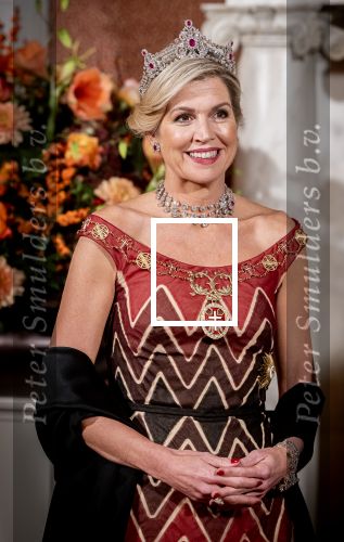 Amsterdam 10 december 2024
Staatsbezoek Portugal Koningin Maxima, president van Portugal Marcelo Rebelo de Sousaen  Koning Willem-Alexander bij paleis op de dam. Ook prinses Amalia is aanwezig bij het staatsbanket.