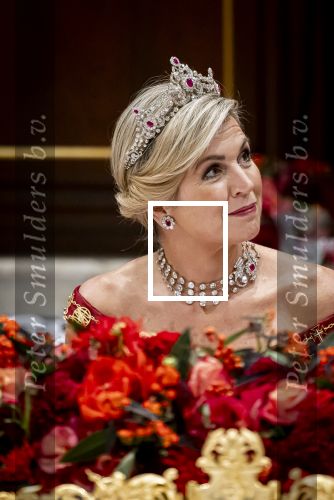 Amsterdam 10 december 2024
Staatsbezoek Portugal Koningin Maxima, president van Portugal Marcelo Rebelo de Sousaen  Koning Willem-Alexander bij paleis op de dam. Ook prinses Amalia is aanwezig bij het staatsbanket.