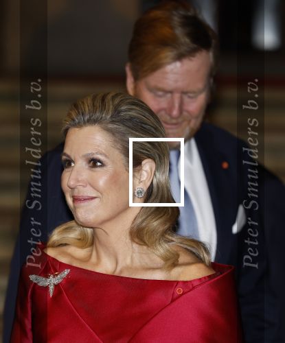 Amsterdam 11 december 2024
Koningspaar Koning Willem Alexander Koningin Maxima  bij contraprestatie Portugese staatsbezoek.