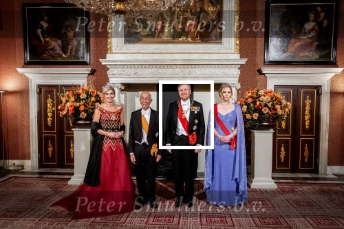 Amsterdam 10 december 2024
Staatsbezoek Portugal Koningin Maxima, president van Portugal Marcelo Rebelo de Sousaen  Koning Willem-Alexander bij paleis op de dam. Ook prinses Amalia is aanwezig bij het staatsbanket.