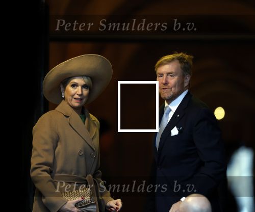 Amsterdam 10 december 2024
Staatsbezoek Portugal Koningin Maxima, president van Portugal Marcelo Rebelo de Sousaen  Koning Willem-Alexander bij paleis op de dam.