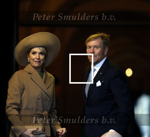 Amsterdam 10 december 2024
Staatsbezoek Portugal Koningin Maxima, president van Portugal Marcelo Rebelo de Sousaen  Koning Willem-Alexander bij paleis op de dam.