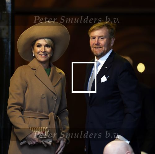 Amsterdam 10 december 2024
Staatsbezoek Portugal Koningin Maxima, president van Portugal Marcelo Rebelo de Sousaen  Koning Willem-Alexander bij paleis op de dam.