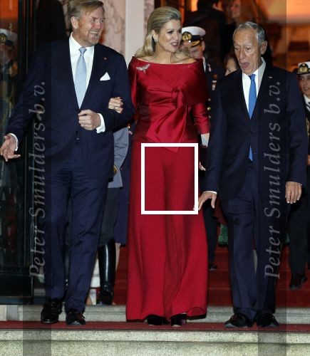 Amsterdam 11 december 2024
Koningspaar Koning Willem Alexander Koningin Maxima  bij contraprestatie Portugese staatsbezoek.