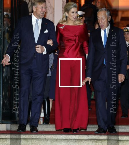 Amsterdam 11 december 2024
Koningspaar Koning Willem Alexander Koningin Maxima  bij contraprestatie Portugese staatsbezoek.
