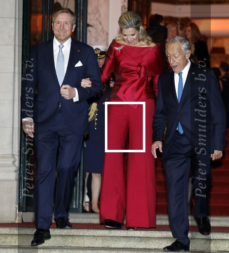 Amsterdam 11 december 2024
Koningspaar Koning Willem Alexander Koningin Maxima  bij contraprestatie Portugese staatsbezoek.