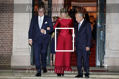 Amsterdam 11 december 2024
Koningspaar Koning Willem Alexander Koningin Maxima  bij contraprestatie Portugese staatsbezoek.