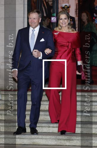 Amsterdam 11 december 2024
Koningspaar Koning Willem Alexander Koningin Maxima  bij contraprestatie Portugese staatsbezoek.