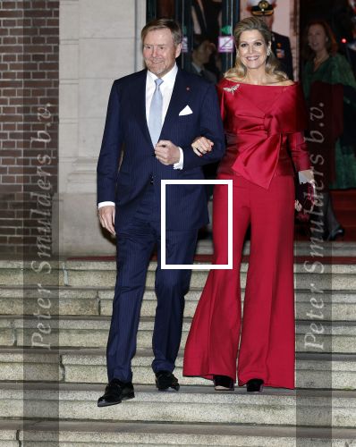 Amsterdam 11 december 2024
Koningspaar Koning Willem Alexander Koningin Maxima  bij contraprestatie Portugese staatsbezoek.