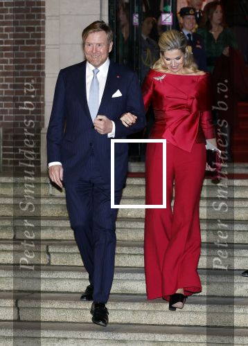 Amsterdam 11 december 2024
Koningspaar Koning Willem Alexander Koningin Maxima  bij contraprestatie Portugese staatsbezoek.