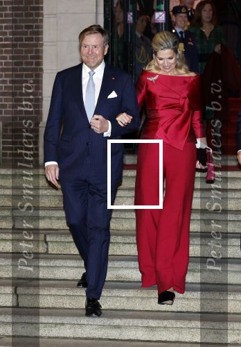 Amsterdam 11 december 2024
Koningspaar Koning Willem Alexander Koningin Maxima  bij contraprestatie Portugese staatsbezoek.