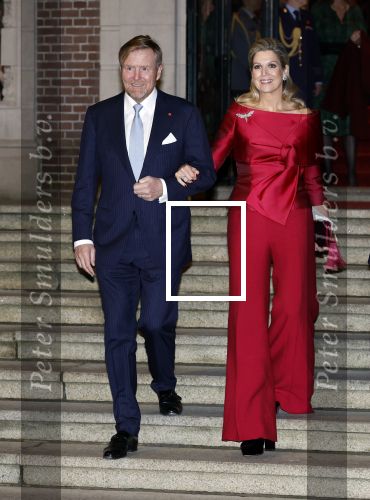Amsterdam 11 december 2024
Koningspaar Koning Willem Alexander Koningin Maxima  bij contraprestatie Portugese staatsbezoek.