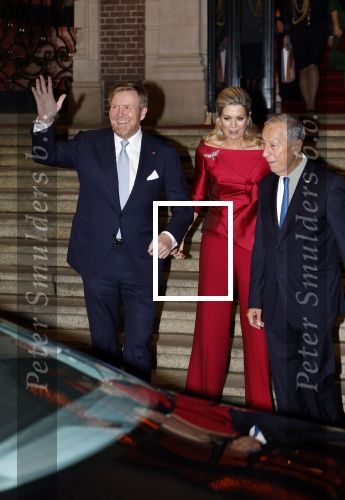 Amsterdam 11 december 2024
Koningspaar Koning Willem Alexander Koningin Maxima  bij contraprestatie Portugese staatsbezoek.