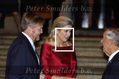 Amsterdam 11 december 2024
Koningspaar Koning Willem Alexander Koningin Maxima  bij contraprestatie Portugese staatsbezoek.