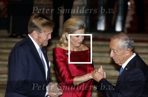 Amsterdam 11 december 2024
Koningspaar Koning Willem Alexander Koningin Maxima  bij contraprestatie Portugese staatsbezoek.