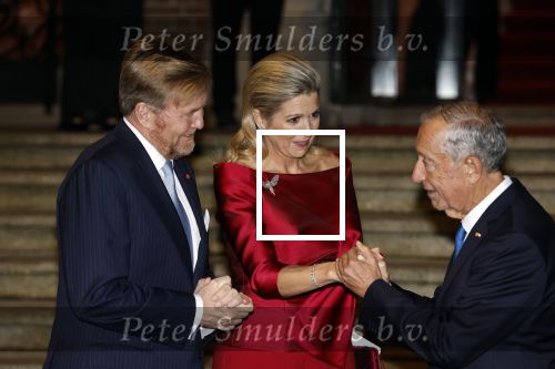 Amsterdam 11 december 2024
Koningspaar Koning Willem Alexander Koningin Maxima  bij contraprestatie Portugese staatsbezoek.