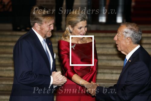 Amsterdam 11 december 2024
Koningspaar Koning Willem Alexander Koningin Maxima  bij contraprestatie Portugese staatsbezoek.