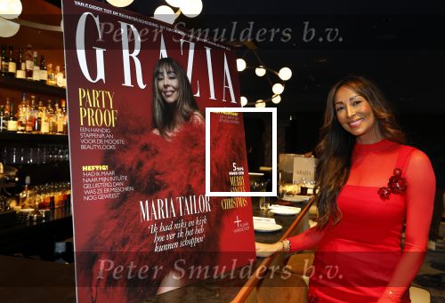 Amsterdam 11 december 2024
Presentatie cover Grazia met daarop Maria Tailor in het Andaz hotel.